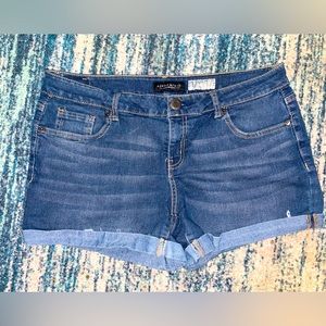 Size 12 Aeropostale Midi denim shorts